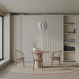 Modern table combination 3d model