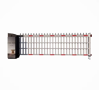 Modern Gate Channel 3d model