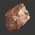 Natural Red Wood Stone With Rough Texture For Construction Decoration Applications