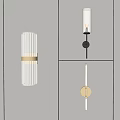 Modern Stylish Wall Lamps Featuring Glass Tubes And Metal Accents For Interior Design