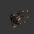 Horror Fantasy Game Movie Character With Multiple Eyes And Tentacles Design