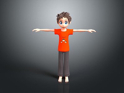 Children Boy Baby Cartoon Children Boy Little Boy Cartoon Boy 3d model