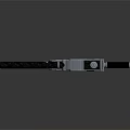 Modern Weapon Design With Silver Metal Components Black Grip And Long Rod Structure