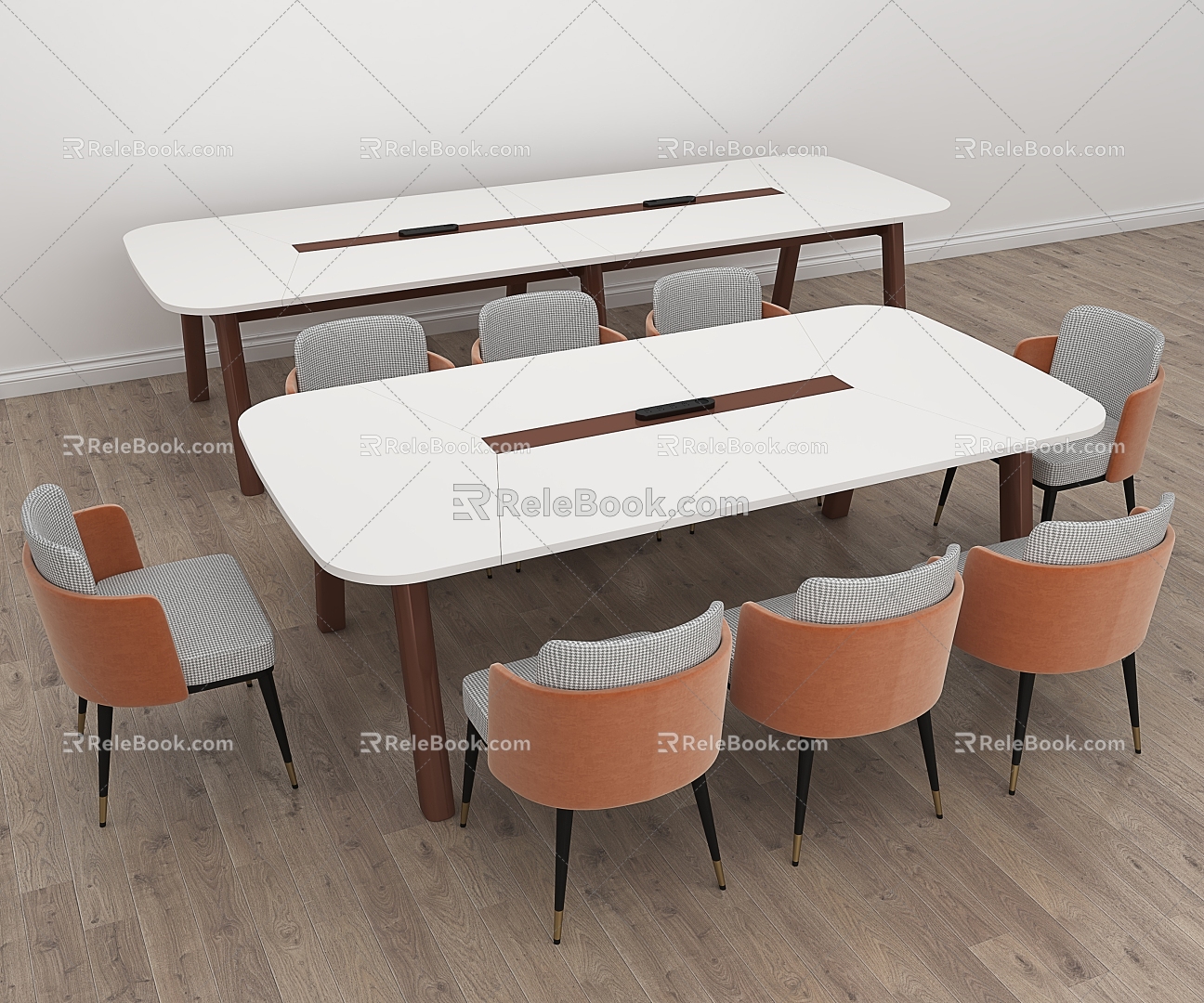 Conference Table and Chair Conference Table Office Furniture model