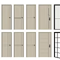 Various Stylish Swing Door Designs Featuring Wooden Panels And Glass Inserts