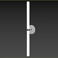 Modern Sleek Wall Lamp With Minimalist Design Gold Metal Accent And Warm White Lighting