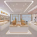 Pastry Shop Interior Featuring White Decor Glass Showcases Displayed Pastries And Bright Lighting