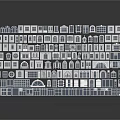 Casement Windows Various Design Styles And Different Patterns Showcased In Collection 3d model