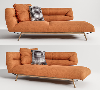 Modern chaise longue 3d model