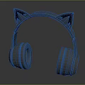 Stylish Over Ear Headphones With Cat Ear Design For Enhanced Audio Experience