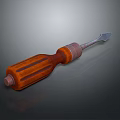 Screwdriver flat screwdriver Phillips screwdriver tool hardware tool processing tool 3d model