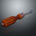 Screwdriver flat screwdriver Phillips screwdriver screwdriver screwdriver tool hardware tool processing tool 3d model