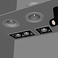 Modern Downlight Spotlight 3d model