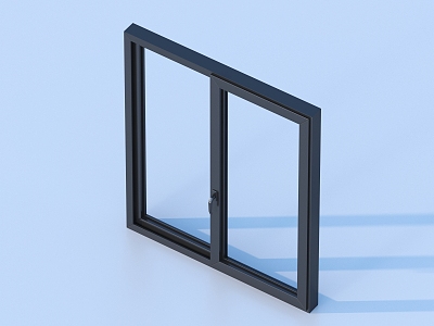 casement window aluminum alloy window 3d model