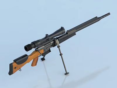 Sniper rifle sniper rifle firearms rifle weapon anti-equipment gun bird sniper 3d model