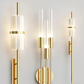 Retro Wall Lamp Lu Xu Free Torch Grand Waterfall 3d model