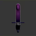 Modern Sleek Two Wheeled Scooter With White Frame And Purple Gradient Design