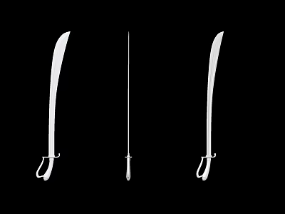 Modern Knife 3d model Modern Knife 3d model