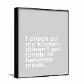 Make a Wish Black and White Typography Framed Wall Art Decorative Print