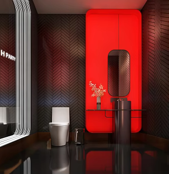 Modern Toilet Private Toilet 3d model