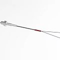 Heavy Duty Industrial Equipment Metal Rod With Red Section And Two End Hooks