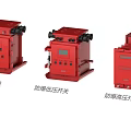 Red Industrial Equipment Including Integrated Protection Devices And Explosion Proof Low High Voltage Switches