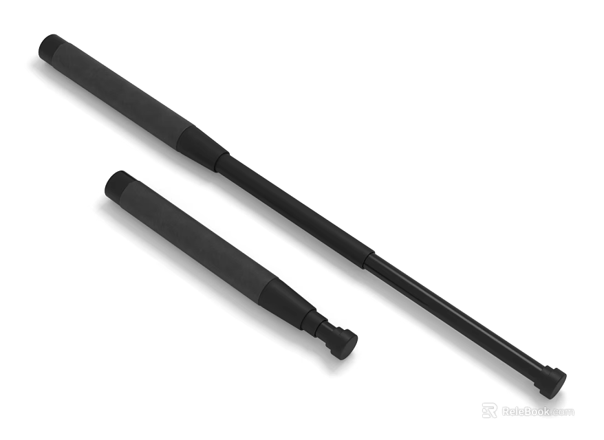 Black Long Handled Tools With Comfortable Grip For Versatile Applications 3d model