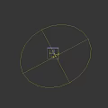 Three Yellow Automotive Metal Parts With Knob And Threaded Bolt Structure