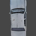 Rusty Abandoned Car With Open Hood And Damaged Exterior Body