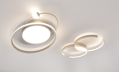 Modern ceiling lamp ceiling lamp combination 3d model