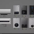 Modern Household Appliances With Sleek Designs And Digital Displays For Daily Use