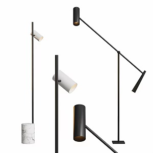 Modern Minimalist Metal Floor Lamp 3d model