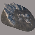 Mountains Mountain Geomorphology Terrain Stone Rock Mars Rock Meteorite 3d model