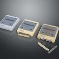 Modern game console home game console Nintendo game console vintage game console 3d model