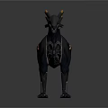Modern Robot Dog Mechanical Dog Machine Warrior Mechanical Combat Police 3d model
