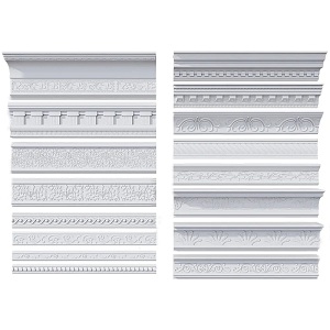 French plaster line 3d model