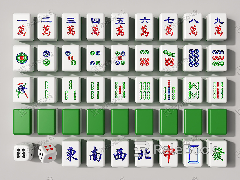 Modern Mahjong model