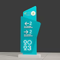 2023 Jifi Commercial Directional Signage Equipment With Arrow Indicators For Pickup Dropoff Area