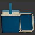 Blue Insulated Storage Containers With White Trim And Secure Lid Design For Daily Use