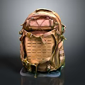 Tactical Outdoor Backpack with Mesh Panel Multiple Straps Pockets Durable Design for Travel Hiking
