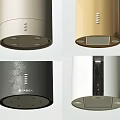 Various Colored Cylindrical Kitchen Appliances With Modern Design And Sleek Finish