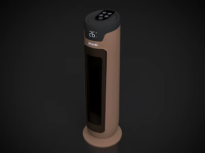 REKO Daily Use Tower Heater With Digital Display And 26 Degrees Temperature Setting 3d model