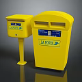 Mailbox mailbox tin mailbox old mailbox items 3d model