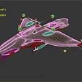 Modern Fighter Science Fiction Fighter Science Fiction Fighter Space Fighter 3d model