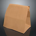 Brown Paper Bag Eco Friendly Reusable Grocery Shopping Storage Container