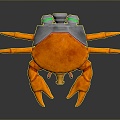 crab sea crab river crab hairy crab bread crab hermit crab big crab small crab marine animal fish 3d model