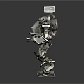 Modern Robot Warrior Robocop 3d model