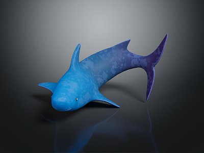 Modern Game Character Shark Cartoon Shark Anime Shark 3d model