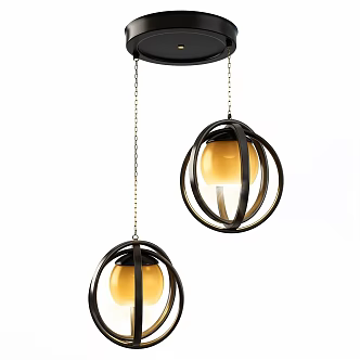 Chandelier Away Light Corridor Light Simple Light Luxury Home Balcony Corridor Light 3d model