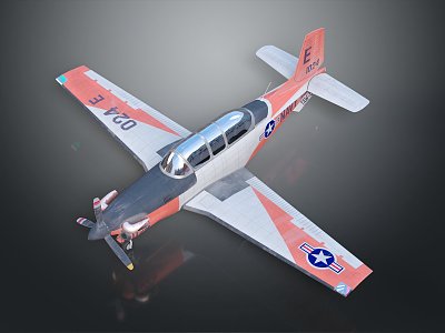 Modern Fighter Reconnaissance Aircraft High-altitude Reconnaissance Aircraft 3d model